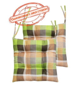 Подушка для сиденья 42x42 см (персиковый, бордовый) MATEX HOMELY 08-194