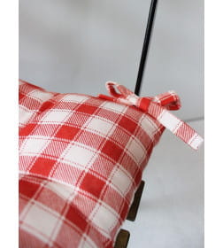 Подушка для сиденья 42x42 см (красный, белый) MATEX HOMELY 29-755
