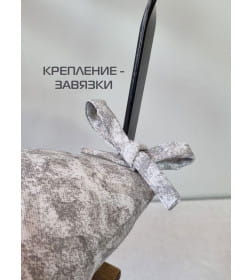 Подушка для сиденья "Ромбы" 42x42 см (серый) MATEX HOMELY 31-512