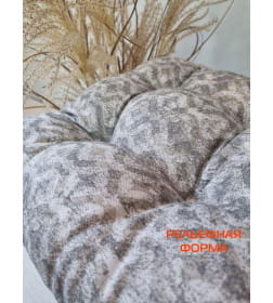 Подушка для сиденья "Ромбы" 42x42 см (серый) MATEX HOMELY 31-512
