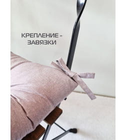 Подушка для сиденья "Вязание" 42x42 см (светло-серый) MATEX HOMELY 31-550