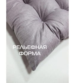 Подушка для сиденья "Вязание" 42x42 см (светло-серый) MATEX HOMELY 31-550