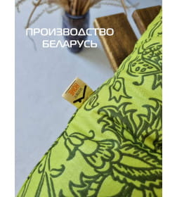 Подушка для сиденья "Зеленые цветы" 40x40 см (фисташковый,зеленый) MATEX PRINTED 43-911