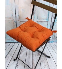 Подушка для сиденья 42x42 см (коралловый) MATEX VELOURS 34-278