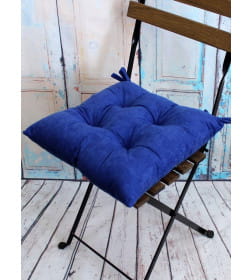 Подушка для сиденья 42x42 см (синий) MATEX VELOURS 30-553
