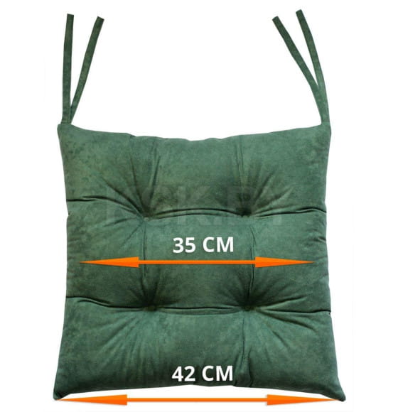 Подушка для сиденья 42x42 см (зеленый) MATEX VELOURS 37-545 (37-545) 