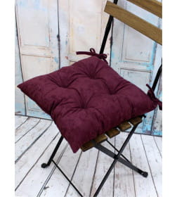 Подушка для сиденья 42x42 см (сливовый) MATEX VELOURS 30-577