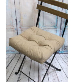 Подушка для сиденья 40x40 см (кофейный) MATEX VELOURS 28-482