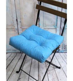 Подушка для сиденья 40x40 см (светло-голубой) MATEX VELOURS 49-418