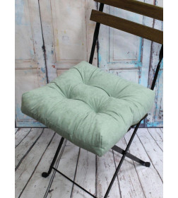 Подушка для сиденья 40x40 см (мятный) MATEX VELOURS 49-432