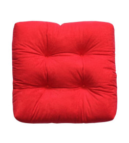 Подушка для сиденья 40x40 см (ярко-красный) MATEX VELOURS 49-470