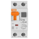 Автоматический выключатель дифференциального тока 32 C16 30мА TDM SQ0202-0030 (SQ0202-0030) 