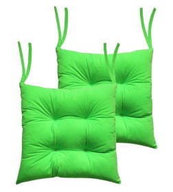 Подушка для сиденья 42x42 см салатовый (комплект 2 шт.) MATEX VELOURS 47-445