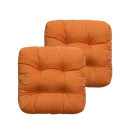 Подушка для сиденья 40x40 см коралловый (комплект 2 шт.) MATEX VELOURS 49-531 (49-531) 