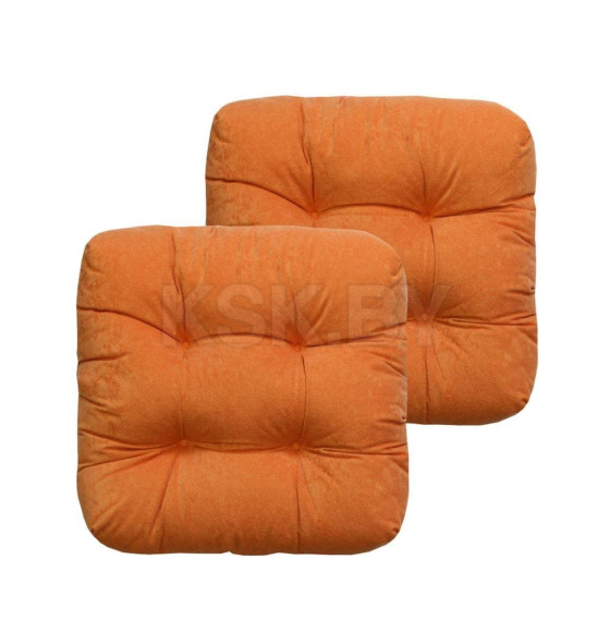 Подушка для сиденья 40x40 см коралловый (комплект 2 шт.) MATEX VELOURS 49-531 (49-531) 