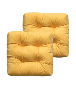 Подушка для сиденья 40x40 см горчичный (комплект 2 шт.) MATEX VELOURS 49-623