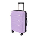 Чемодан на колёсах Pride PP201 Сиреневый,M (средний),63х39х26(+5) см, 64 л.Полипропилен, 4 колеса съемные, С расширением (Pride PP201 Сиреневый М) 
