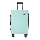 Чемодан на колёсах Pride PP202 Мятный,S (малый),55х34х23(+5) см, 41 л.Полипропилен, 4 колеса съемные, С расширением (Pride PP202 Мятный S) 