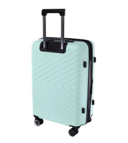 Чемодан на колёсах Pride PP202 Мятный,S (малый),55х34х23(+5) см, 41 л.Полипропилен, 4 колеса съемные, С расширением