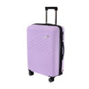 Чемодан на колёсах Pride PP202 Сиреневый,M (средний),65х40х27(+5) см, 70 л.Полипропилен, 4 колеса съемные, С расширением (Pride PP202 Сиреневый М) 
