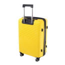 Чемодан на колёсах Pride PP202 Желтый,S (малый),55х34х23(+5) см, 41 л.Полипропилен, 4 колеса съемные, С расширением (Pride PP202 Желтый S) 