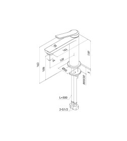 Смеситель для умывальника IDDIS Parker PARSB00i01