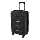 Чемодан на колёсах Pride PP203 Черный,L (большой),77х47х32(+5) см, 116 л.Полипропилен, 4 колеса съемные, С расширением (Pride PP203 Черный L) 