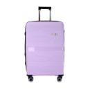 Чемодан на колёсах Pride PP204 Сиреневый,S+ (малый+),59х37х25(+5) см, 54 л.Полипропилен, 4 колеса съемные, С расширением (Pride PP204 Сиреневый S+) 
