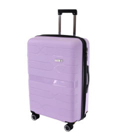 Чемодан на колёсах Pride PP204 Сиреневый,S+ (малый+),59х37х25(+5) см, 54 л.Полипропилен, 4 колеса съемные, С расширением