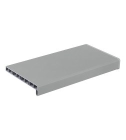 Подоконник ПВХ "Витраж Дизайн" Grey 250*20 м