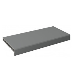 Подоконник ПВХ "Витраж Дизайн" Grey 250*20 м
