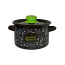 Кастрюля эмалированная Berry 7,0 л (форма цилиндр) ТМ Appetite 1с18с_Ber (1с18с_Ber) 