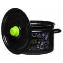 Кастрюля эмалированная Berry 7,0 л (форма цилиндр) ТМ Appetite 1с18с_Ber (1с18с_Ber) 