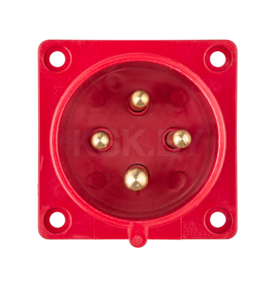 Вилка 624 скрытая 3Р+РЕ 32А 380В IP44 TDM SQ0607-0005 (SQ0607-0005) 