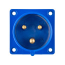 Вилка 623 скрытая 2Р+РЕ 32А 220В IP44 TDM SQ0607-0004 (SQ0607-0004) 