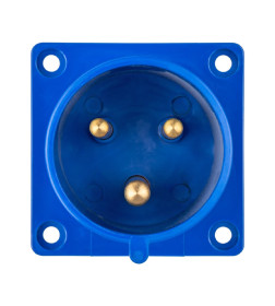 Вилка 623 скрытая 2Р+РЕ 32А 220В IP44 TDM SQ0607-0004