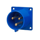Вилка 623 скрытая 2Р+РЕ 32А 220В IP44 TDM SQ0607-0004 (SQ0607-0004) 