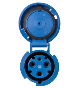 Розетка 233 переносная 2Р+РЕ 63А 220В IP54 TDM SQ0603-0016