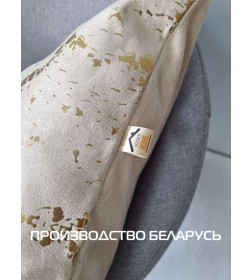Подушка декоративная "Змея" 45x45 см (золотой, бежевый) MATEX LUXURY 13-945