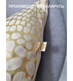 Подушка декоративная "Крокодил" 45x45 см (золотой, бежевый) MATEX LUXURY 13-907