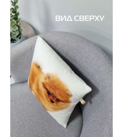 Подушка декоративная "Шпиц" 33x33 см (молочный оранжевый) MATEX FANTASY 31-147