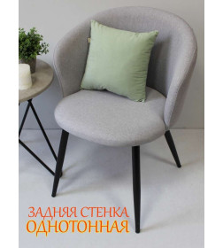 Подушка декоративная 35x35 см (серо-зеленый, черничный) MATEX MEOW 24-835