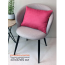 Подушка декоративная 47x37 см (розовый) MATEX ALCANTARA 31-987 (31-987) 