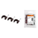 Скоба пластиковая круглая 6 мм венге (50 шт.) TDM SQ0514-0081 (SQ0514-0081) 