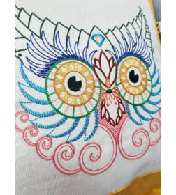 Подушка декоративная "Совушка" 48x48 см (янтарный) MATEX DREAM 29-700