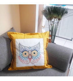 Подушка декоративная "Совушка" 48x48 см (янтарный) MATEX DREAM 29-700
