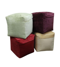 Подушка декоративная 35x35 см (темно-красный) MATEX POUF 23-036