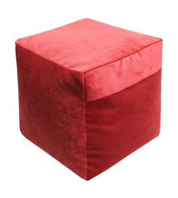 Подушка декоративная 35x35 см (темно-красный) MATEX POUF 23-036