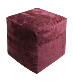 Подушка декоративная 35x35 см (темно-бордовый) MATEX POUF 23-043