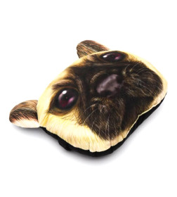 Подголовник дополнительный "Мопс" 30x25 см (коричневый, бежевый) MATEX ANIMALS 27-010
